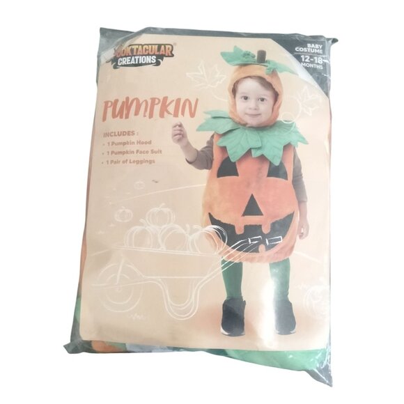 Spooktacular Creations 12-18 Months Costume Baby Pumpkin Halloween Cute - Picture 2 of 6